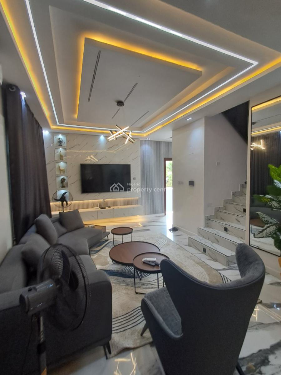 Furnished Newly Built 4bedroom Duplex Wit Bq  @estate By Domino Pizza, Gra Phase 2, Magodo, Lagos, Detached Duplex for Rent