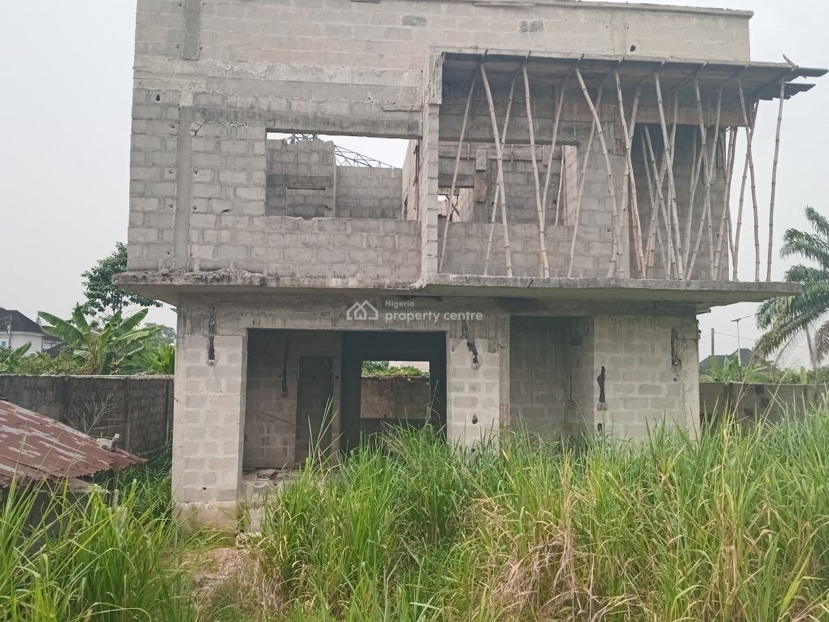 Well Located Uncompleted Three (3) Bedroom Duplex in an Estate, Naf Harmony Estate, Port Harcourt, Rivers, Detached Duplex for Sale
