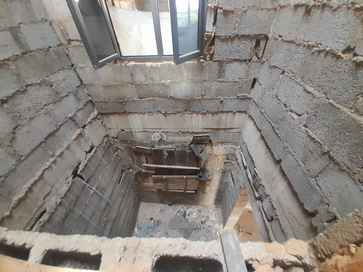 Contemporary Semi-finished 4-bedroom Duplex with Bq and Courtyard, Galadimawa, Abuja, Terraced Duplex for Sale