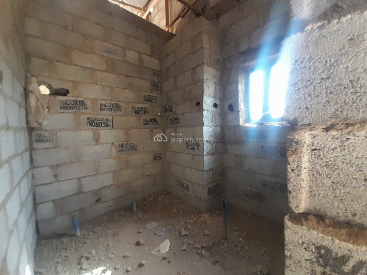 Contemporary Semi-finished 4-bedroom Duplex with Bq and Courtyard, Galadimawa, Abuja, Terraced Duplex for Sale