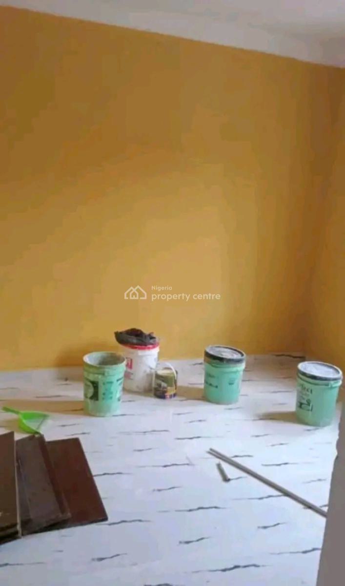 Tiled Roomself Contain, Sketch Pop. Painted Kitchen Cabinet, Onike, Yaba, Lagos, Self Contain (single Rooms) for Rent