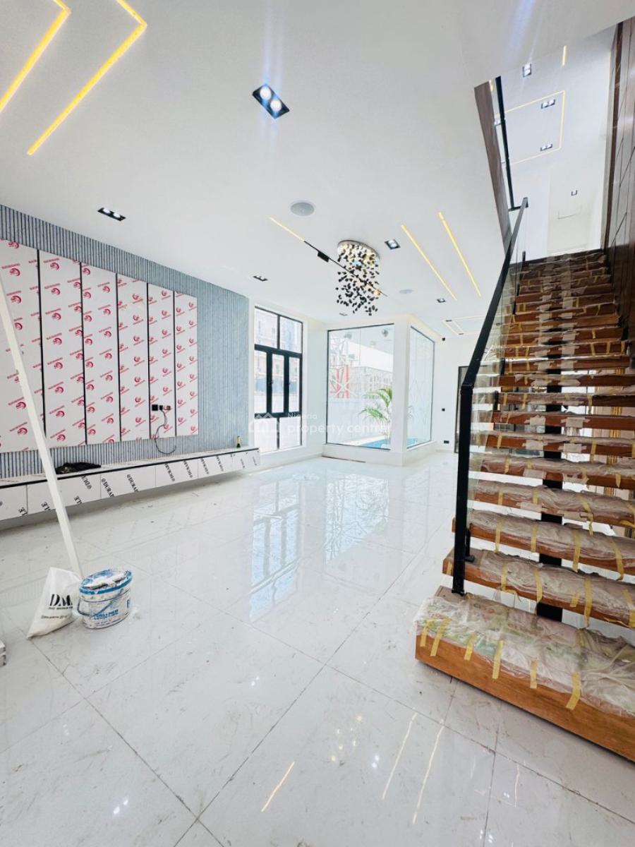 Decently Designed 5 Bedroom Detached Luxury Home with Bq and Pool, Ikota, Lekki, Lagos, Detached Duplex for Sale