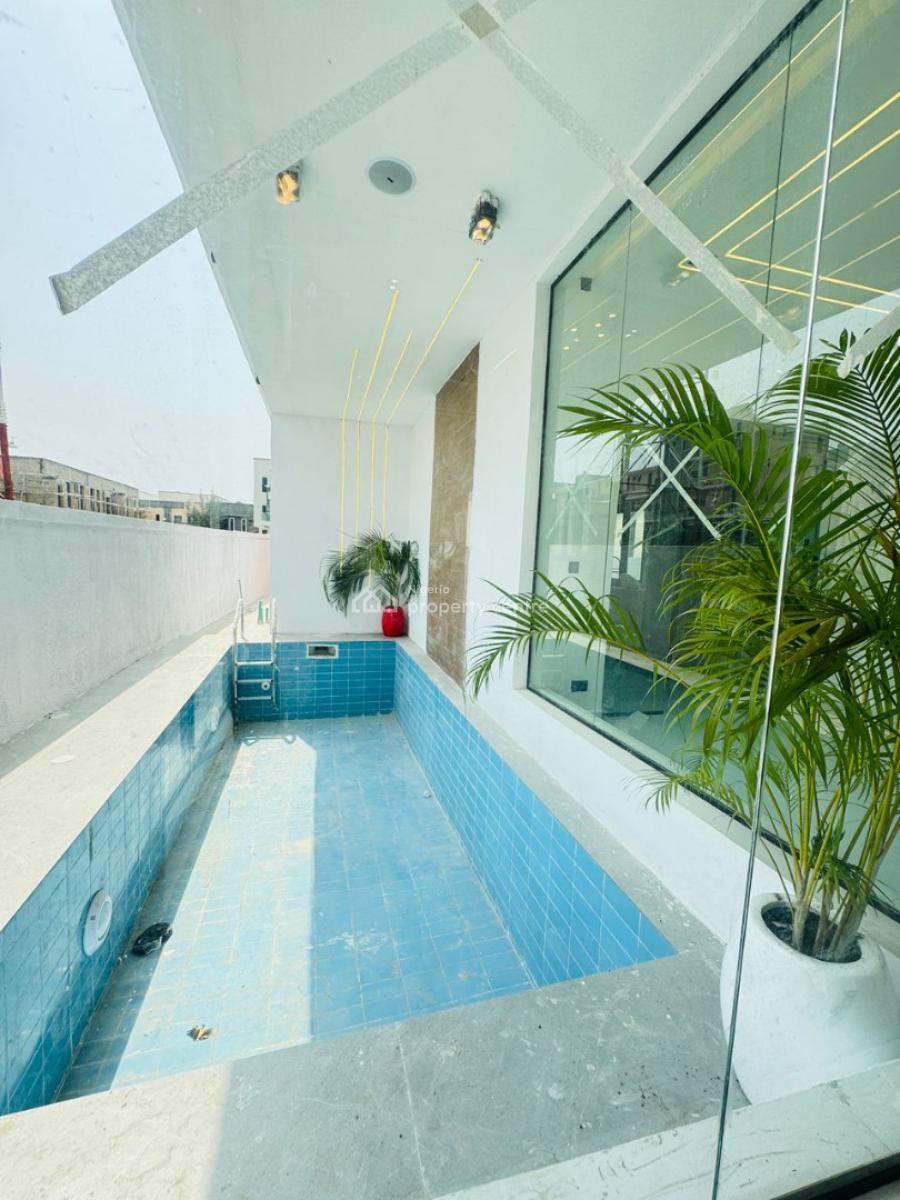 Decently Designed 5 Bedroom Detached Luxury Home with Bq and Pool, Ikota, Lekki, Lagos, Detached Duplex for Sale