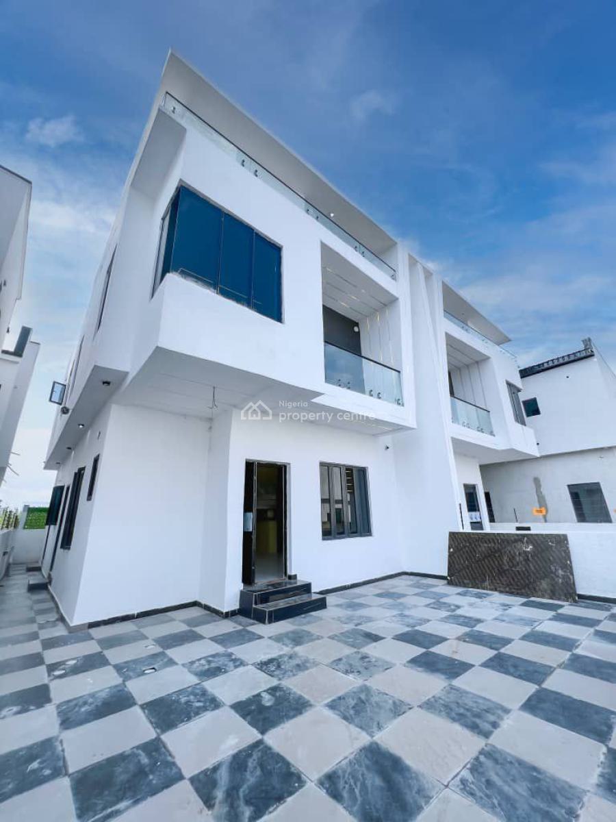 Spacious 4 Bedroom Semi-detached Duplex with Bq, Lekki Palm City, Ajah, Lagos, Semi-detached Duplex for Sale