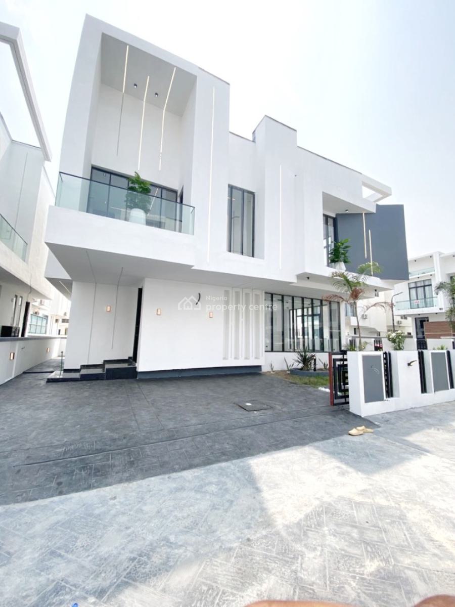 a Newly Built Spacious 5 Bedroom Fully Detached Duplex with Bq, Chevron, Lekki, Lagos, Detached Duplex for Sale