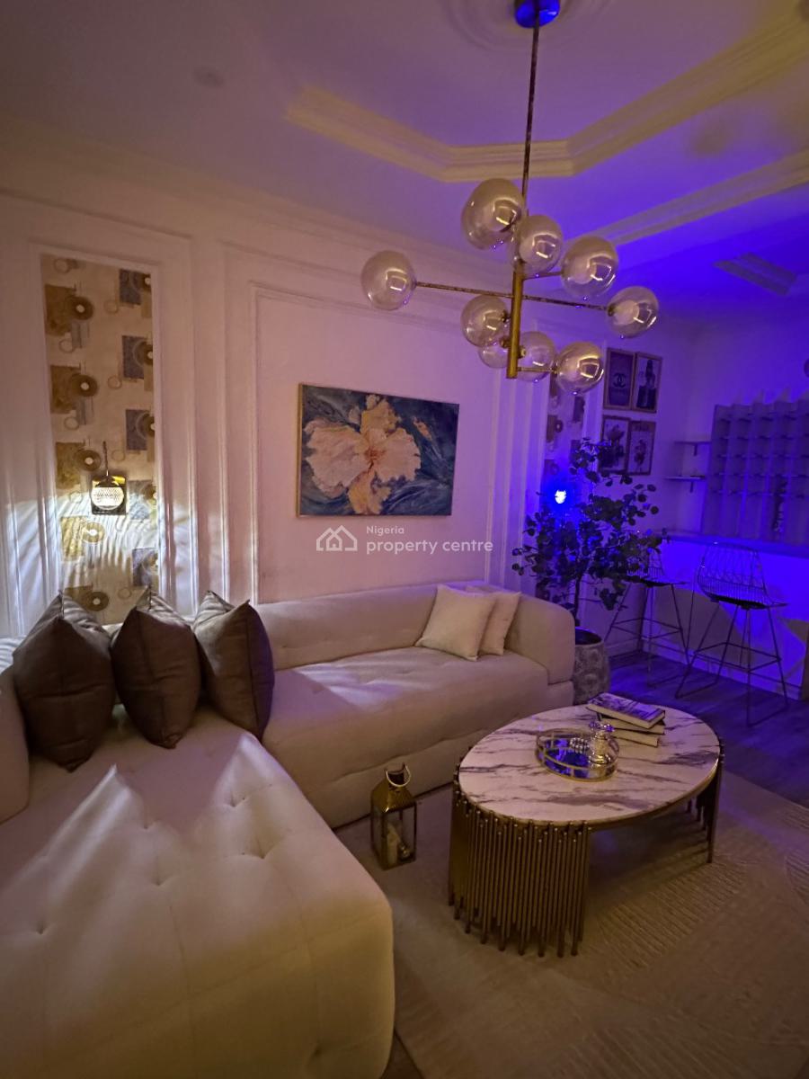 Fully Furnished One 1 Bedroom & Parlor, Iroko Awe Street, Ilasan, Ikate, Lekki, Lagos, Mini Flat (room and Parlour) Short Let