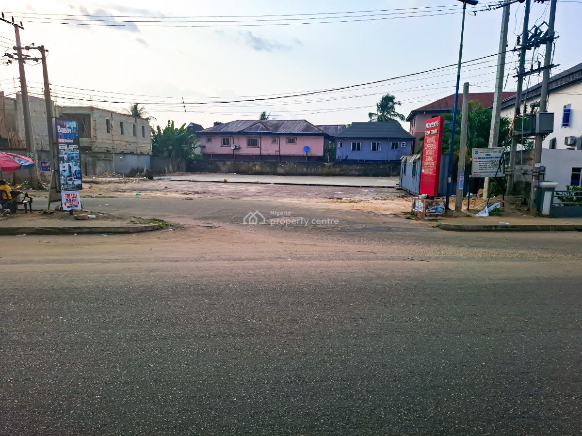 Commercial 2 & Half Plots of Land on a Busy Major Road, Ada George, Nta Road, Port Harcourt, Rivers, Commercial Land for Sale