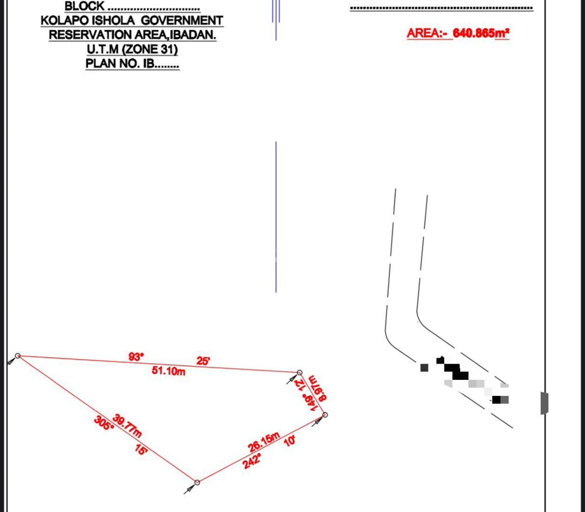 640 Sqm Partitioned Parcel of Land, Location: Kolapo Ishola Gra, Akobo, Ibadan 《 Phase  1 》, Ibadan, Oyo, Land for Sale