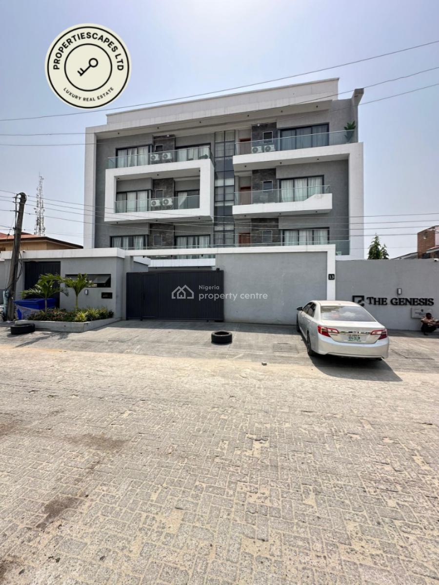 Spacious 2 Bedroom Apartment with and Elevator, Swimming Pool and Gym, Lekki Phase 1, Lekki, Lagos, Flat / Apartment for Sale