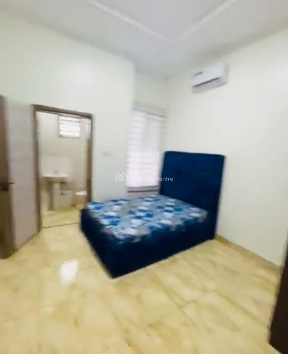 Partially Furnished Upstairs Bedroom in a Shared Apartment, Van Daniels Estate, Orchid Road, Lekki, Lagos, Self Contain (single Rooms) for Rent