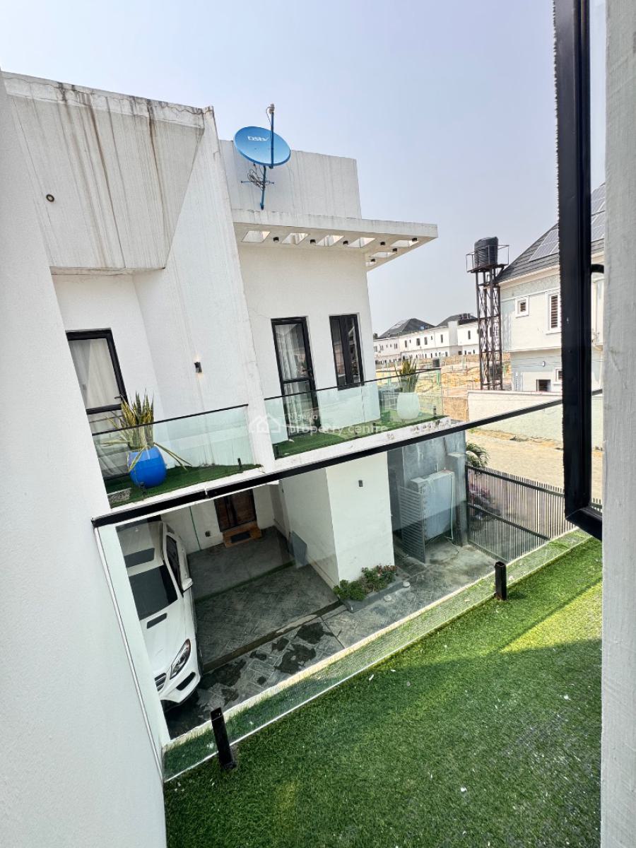 Luxurious Spacious 4 Bedroom Duplex with Two Balconies &.pool, Orchid Road Lekki Before Round About, Lekki, Lagos, Terraced Duplex for Sale
