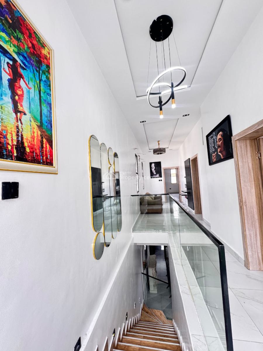 Luxurious Spacious 4 Bedroom Duplex with Two Balconies &.pool, Orchid Road Lekki Before Round About, Lekki, Lagos, Terraced Duplex for Sale