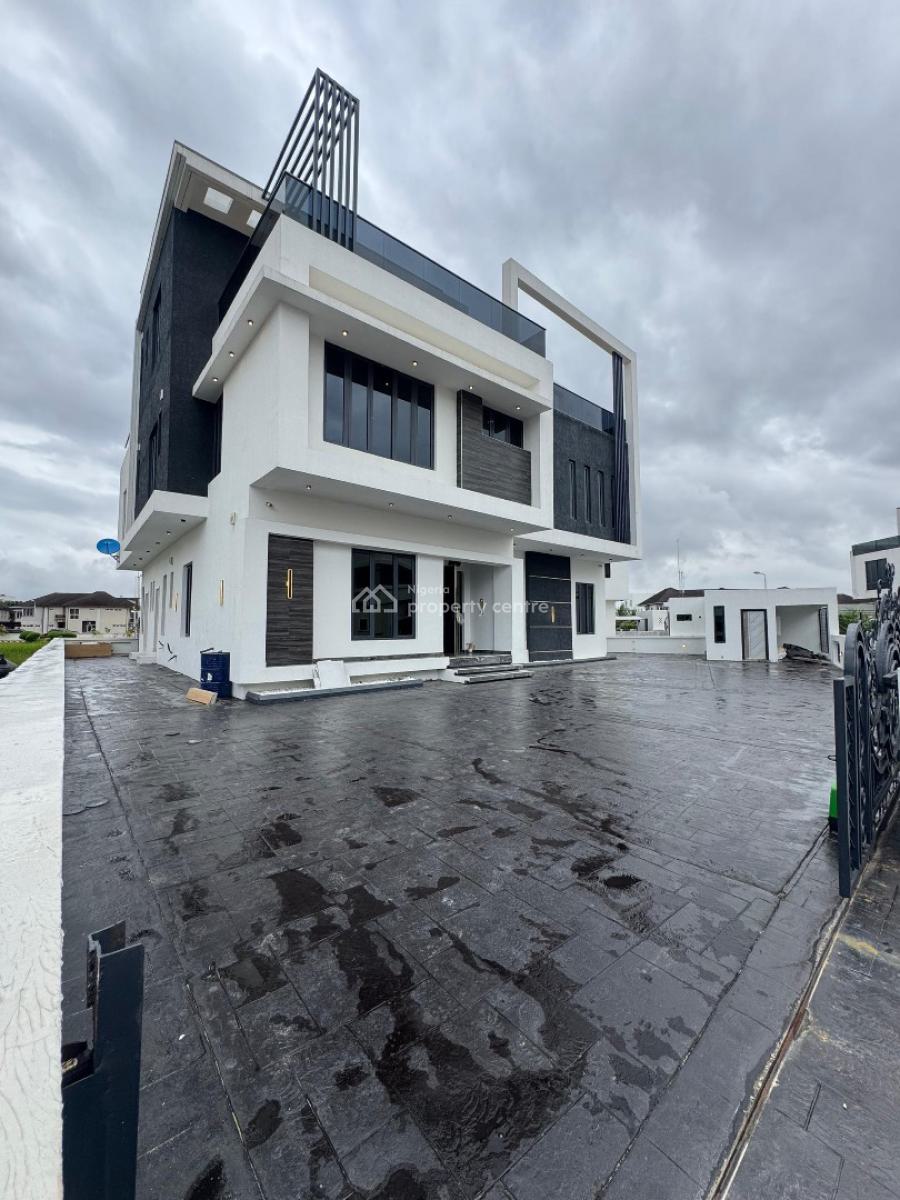 Beautiful 5 Bedroom Detached Duplex with L-shaped Pool, Rooftop and Pr, Osapa, Lekki, Lagos, Detached Duplex for Sale