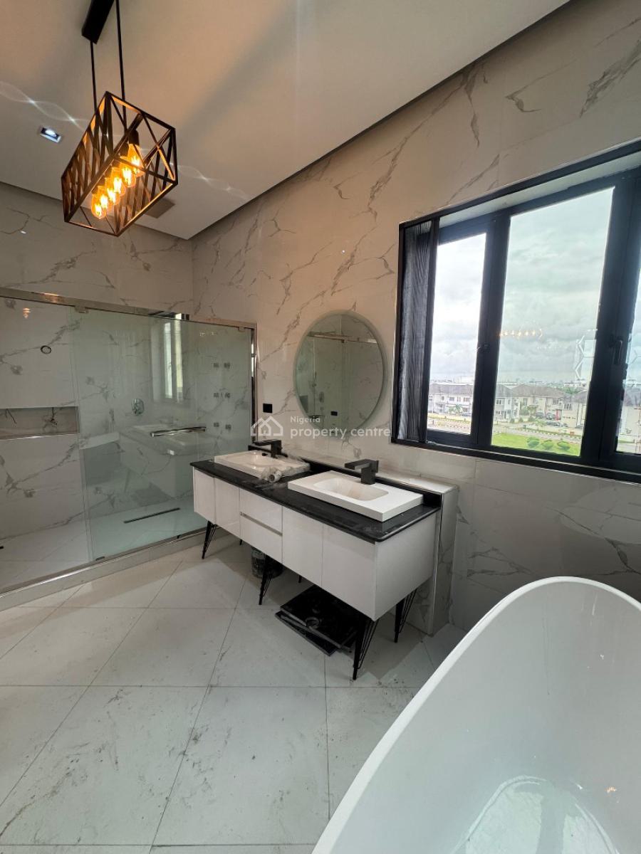 Beautiful 5 Bedroom Detached Duplex with L-shaped Pool, Rooftop and Pr, Osapa, Lekki, Lagos, Detached Duplex for Sale