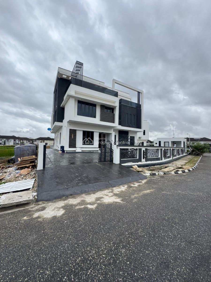 Beautiful 5 Bedroom Detached Duplex with L-shaped Pool, Rooftop and Pr, Osapa, Lekki, Lagos, Detached Duplex for Sale