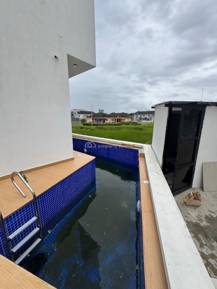 Beautiful 5 Bedroom Detached Duplex with L-shaped Pool, Rooftop and Pr, Osapa, Lekki, Lagos, Detached Duplex for Sale