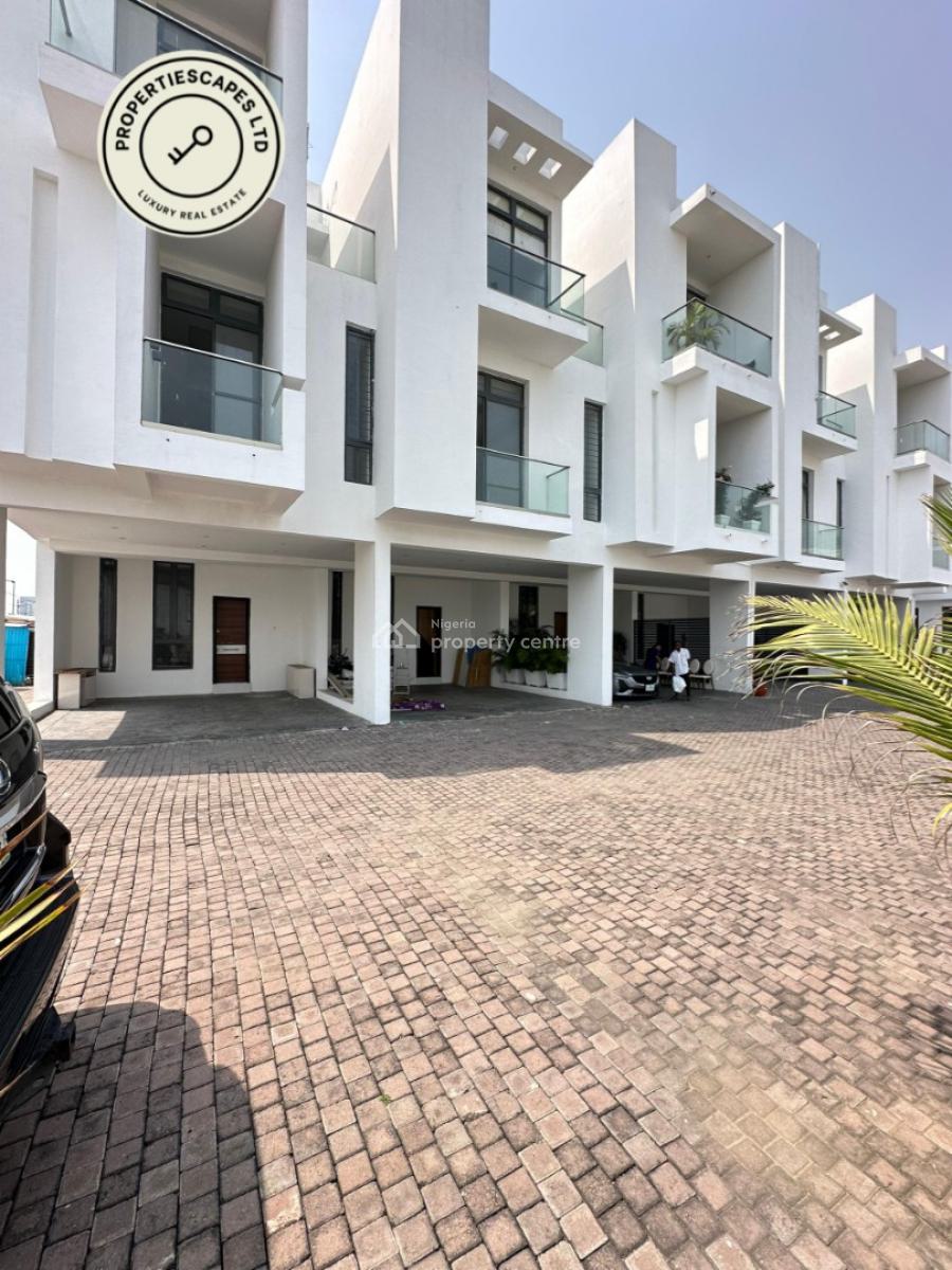 Contemporary 4 Bedroom Terraced  Duplex with Bq, Lekki Phase 1, Lekki, Lagos, Terraced Duplex for Sale