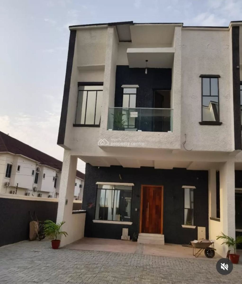 Fully Furnished 4 Bedrooms Semi Detached Duplex with Boys Quarter, Ikota Villa, Ikota, Lekki, Lagos, Semi-detached Duplex for Rent
