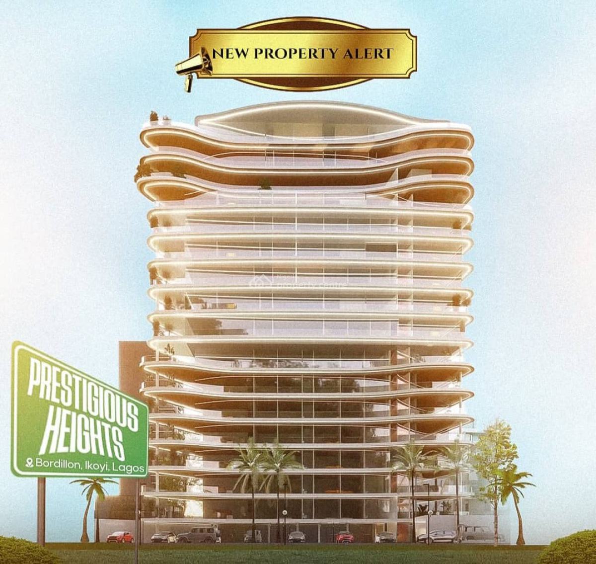 Prestigious Height: 2, 3 & 4 Bedroom Apartments, Bourdillon, Ikoyi, Lagos, Block of Flats for Sale