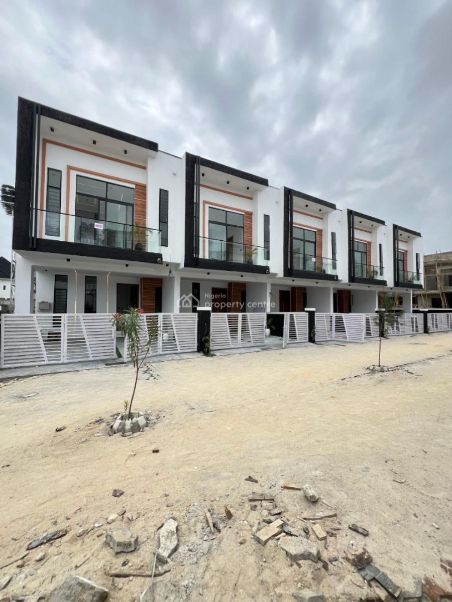 Self Compound 4 Bedroom Terrace Duplex with Bq, Ikota, Lekki, Lagos, Terraced Duplex for Sale