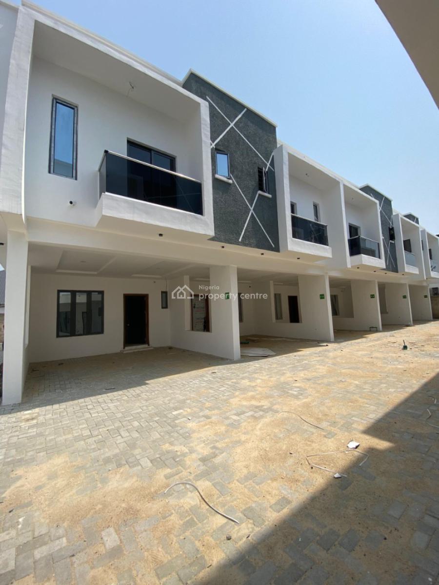 Affordable 4 Bedroom Terrace Duplex Suits, Mobil Road ,lekki, Ajah, Lagos State., Ajah, Lagos, Terraced Duplex for Sale