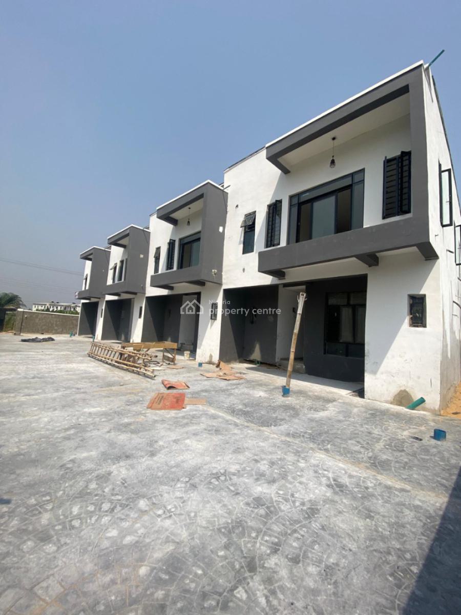 Tastefully Built 4 Bedroom Terrace with Bq, Mobil Road, Ajah, Lagos, Terraced Duplex for Sale