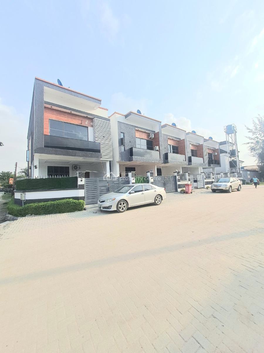 Well Built 4 Bedroom Terrace Duplex in a Gated Estate, General Paint By Lbs, Ajah, Lagos, Terraced Duplex for Rent