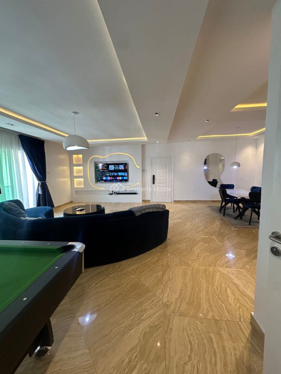 Luxury 3-bedroom Apartment with Pool & City View, Ikoyi, Lagos, Flat / Apartment Short Let