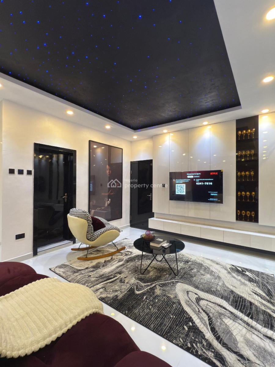 Deluxe 2 Bedroom Apartment with Cinema, Bathub and a Bath Lounge, Osapa, Lekki, Lagos, Flat / Apartment Short Let