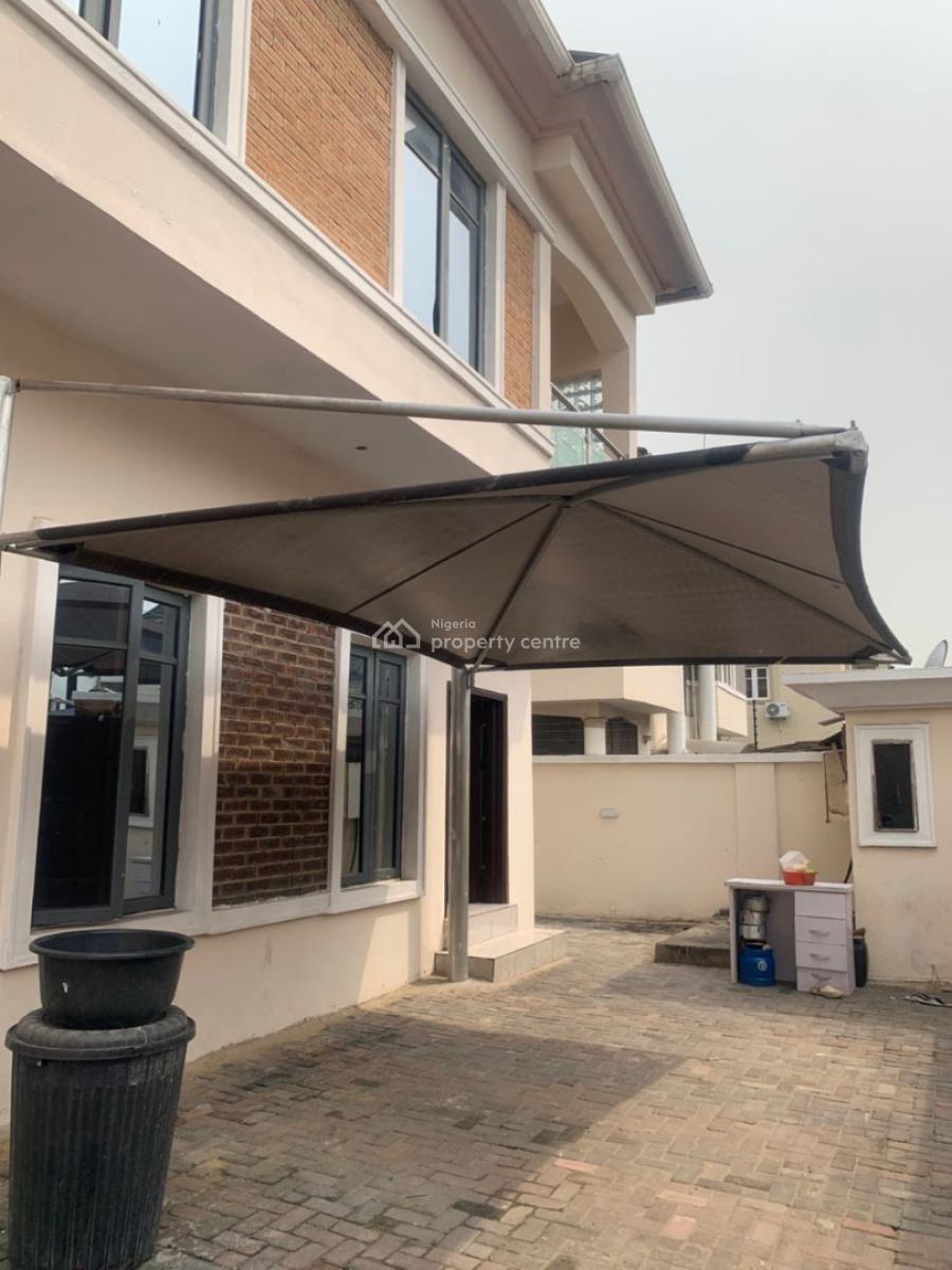 Luxury 4 Bedroom Fully Detached Duplex with Home Office and Bq, Chevron Drive, Lekki, Lagos, Detached Duplex for Rent