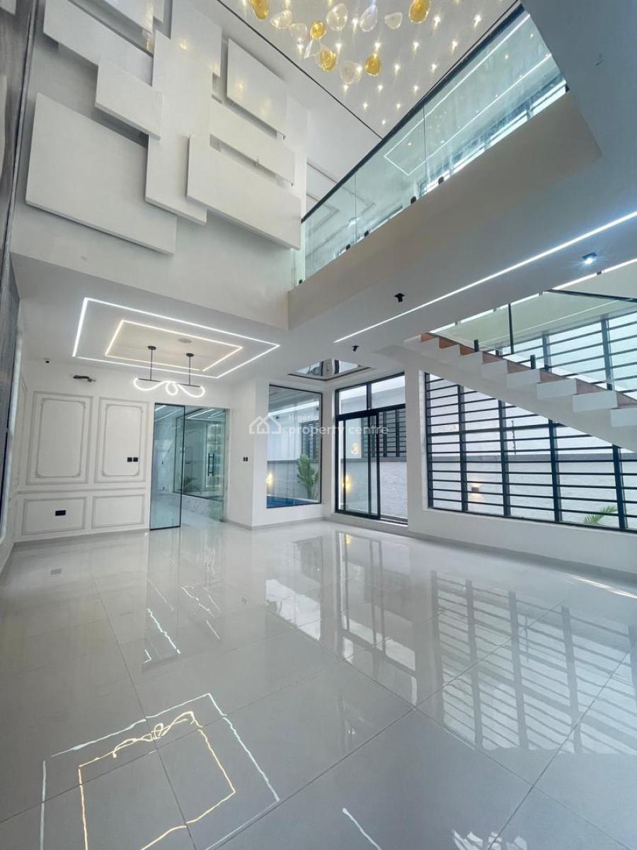 Exquisite 5 Bedroom Detached Duplex with Bq, Pool in a Secure Estate, Chevron, Lekki, Lagos, Detached Duplex for Sale