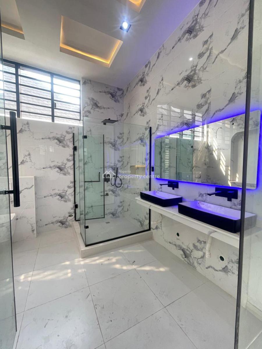 Exquisite 5 Bedroom Detached Duplex with Bq, Pool in a Secure Estate, Chevron, Lekki, Lagos, Detached Duplex for Sale