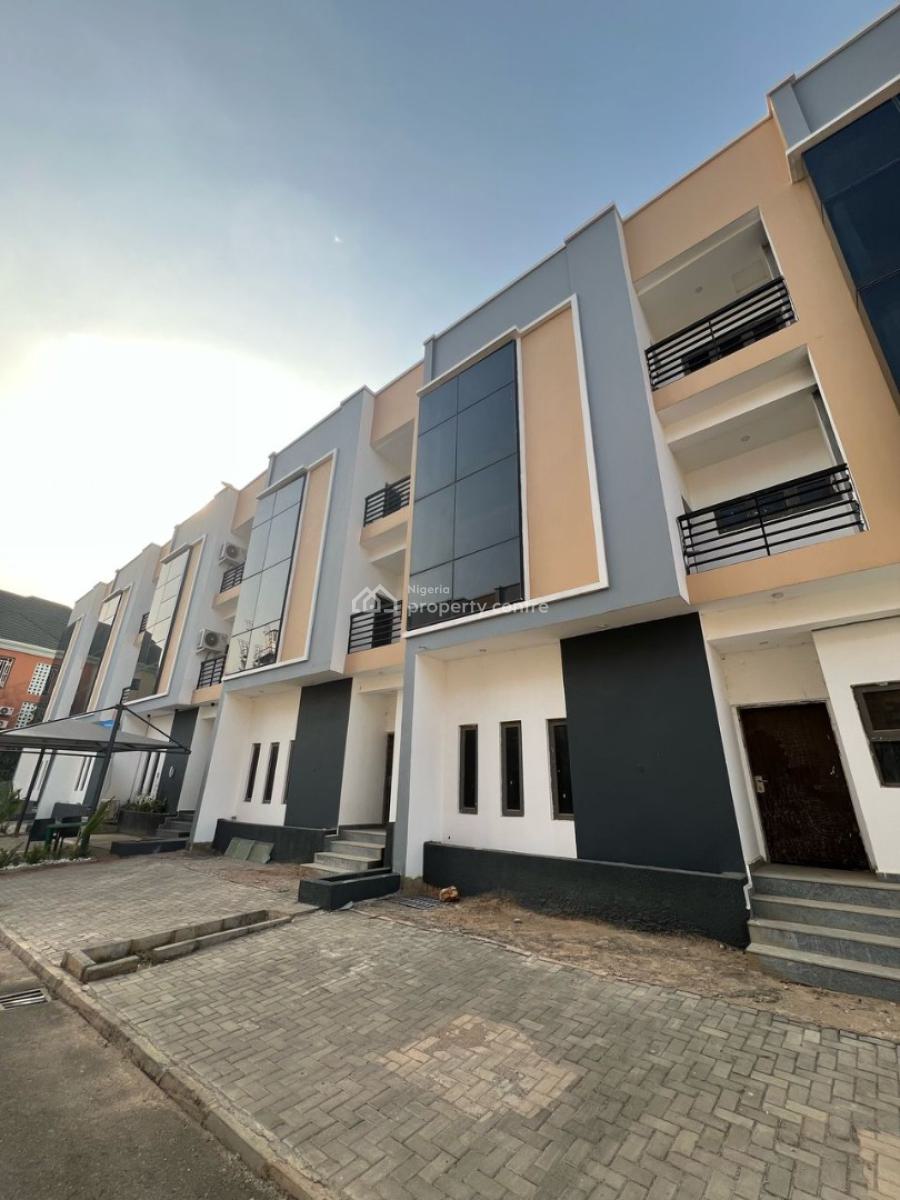 4 Bedroom Terrace Duplex and 1 Bedroom Bq and Self Contain Bq, Katampe Extension, Katampe, Abuja, Terraced Duplex for Sale