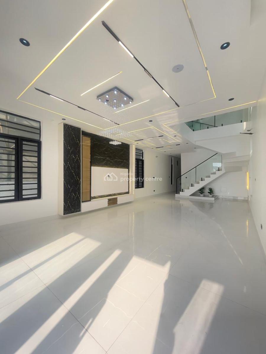 Luxury 5 Bedroom Fully Detached Duplex with Bq,pool in a Secure Estate, Chevron, Lekki, Lagos, Detached Duplex for Sale