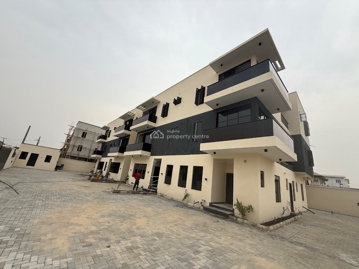 Brand New 3 Bedroom Terrace Duplex with Bq, a Very Serene Estate at Ogombo Road Close to Ojaja Mall, Ogombo, Ajah, Lagos, Terraced Duplex for Sale