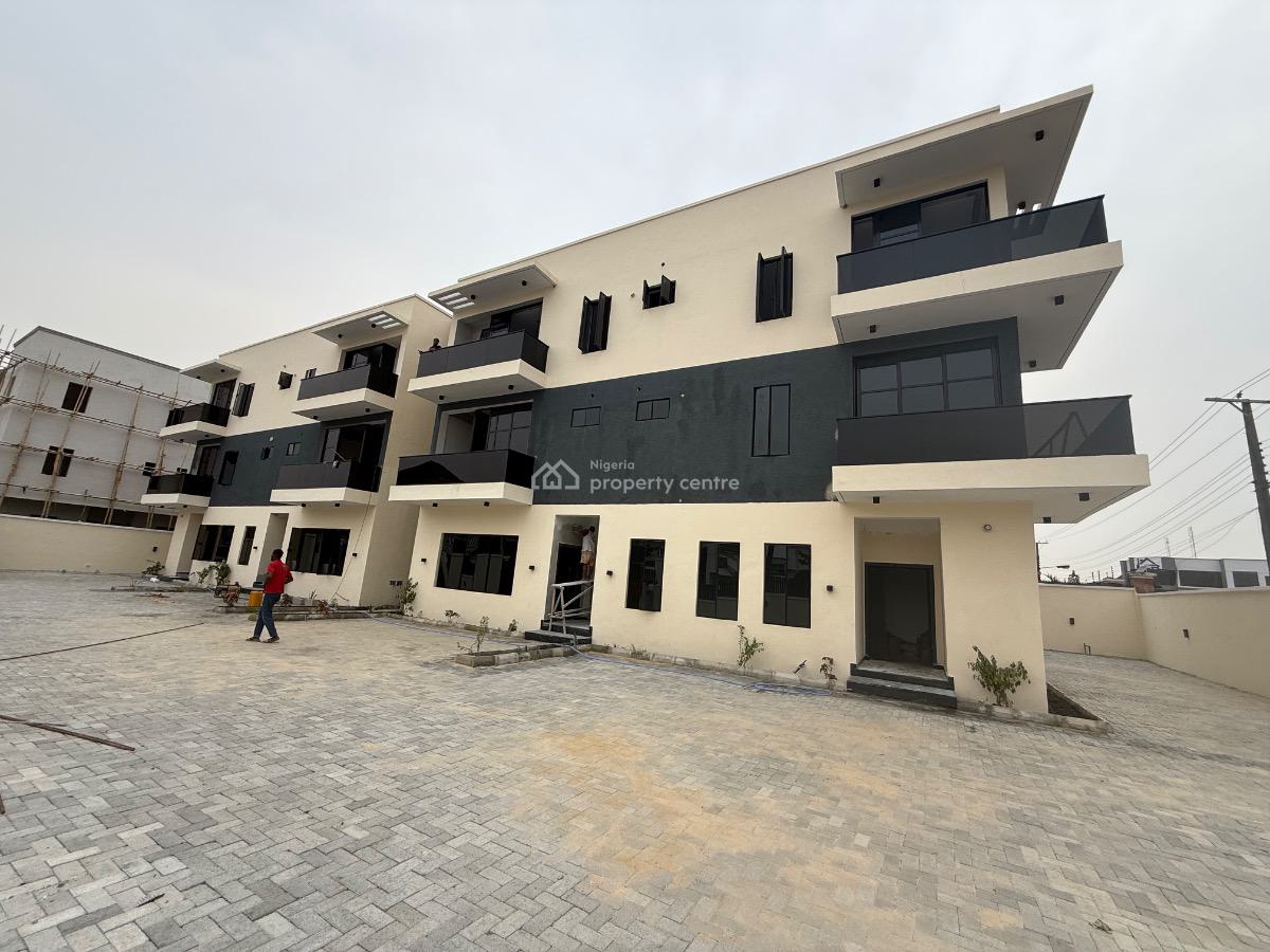 Brand New 3 Bedroom Terrace Duplex with Bq, a Very Serene Estate at Ogombo Road Close to Ojaja Mall, Ogombo, Ajah, Lagos, Terraced Duplex for Sale
