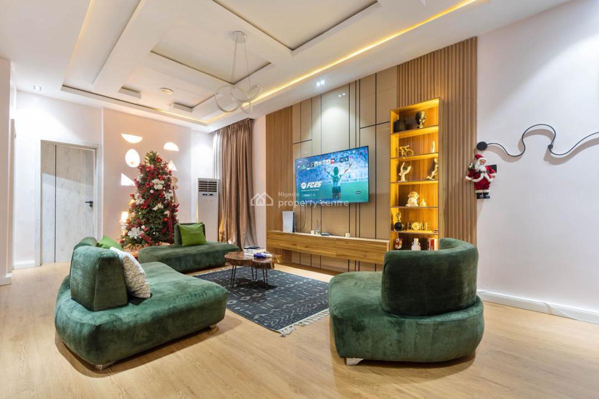 Luxury 4-bedroom Apartment with Pool and Gym, Meadow Hall Way, Ikate, Lekki, Lagos, Flat / Apartment Short Let