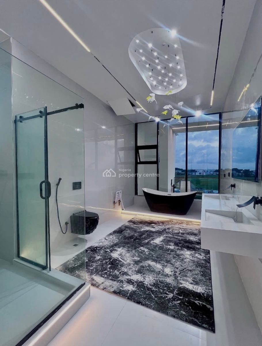 Contemporary 5 Bedroom Detached with Pool,cinema,gym and Bq, Osapa London, Osapa, Lekki, Lagos, Detached Duplex for Sale