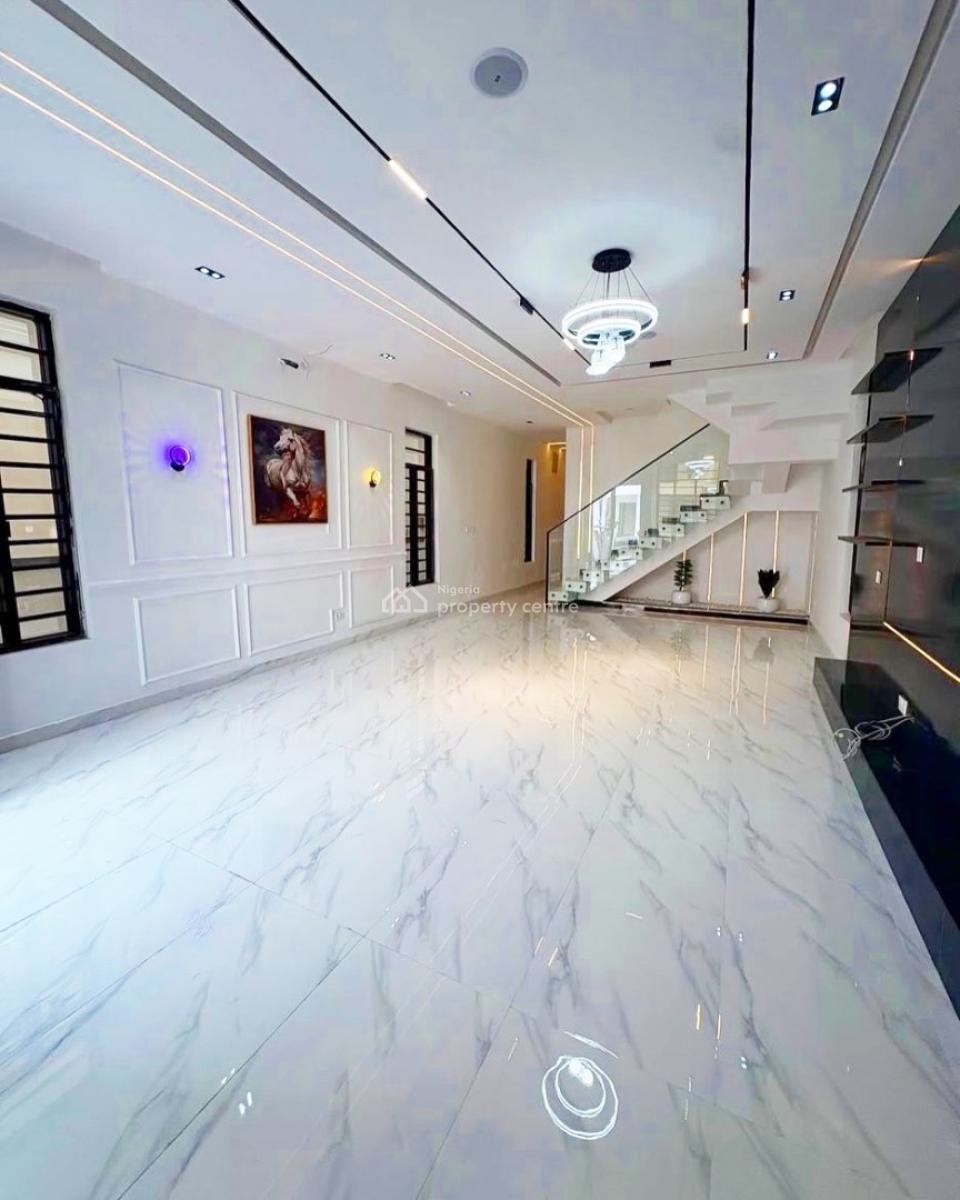 Newly Built 5-bedroom Detached Duplex with Swimming Pool and a Bq, Chevron Lekki Lagos, Lekki, Lagos, Detached Duplex for Sale