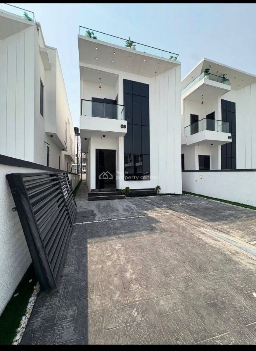 Newly Built 5-bedroom Detached Duplex with Swimming Pool and a Bq, Chevron Lekki Lagos, Lekki, Lagos, Detached Duplex for Sale