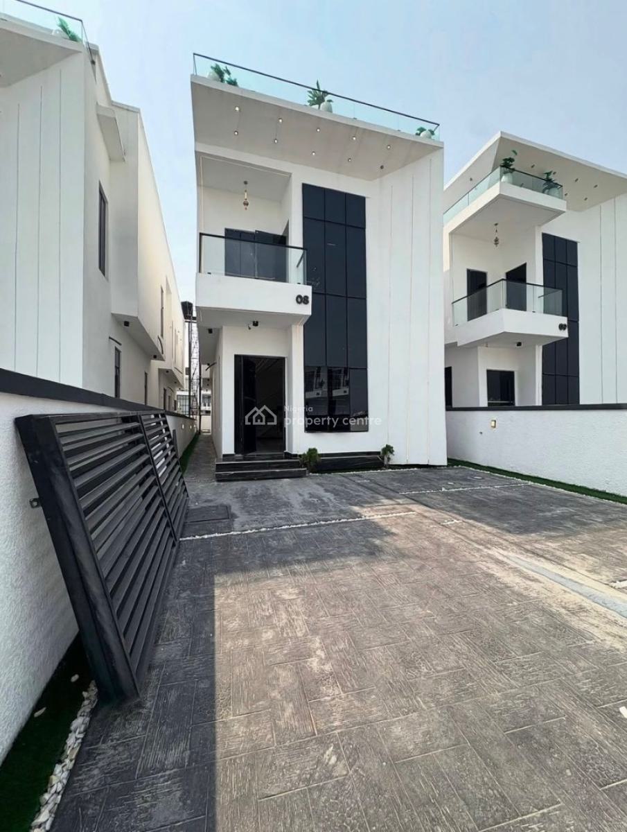 Newly Built 5 Bedroom Detached Duplex with Swimming Pool and a Bq, Chevron, Lekki, Lagos, Detached Duplex for Sale