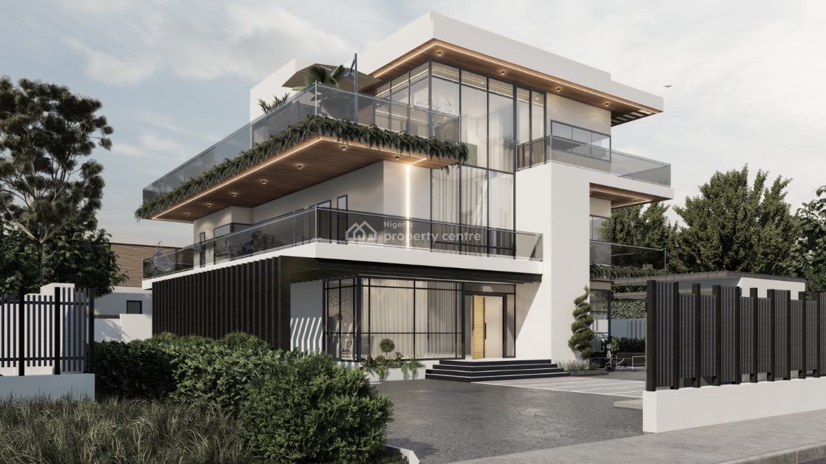 Luxury 6 Bedroom Smart Detached Duplex in a Major Location, Beside Guzape Mall, Guzape District, Abuja, Detached Duplex for Sale