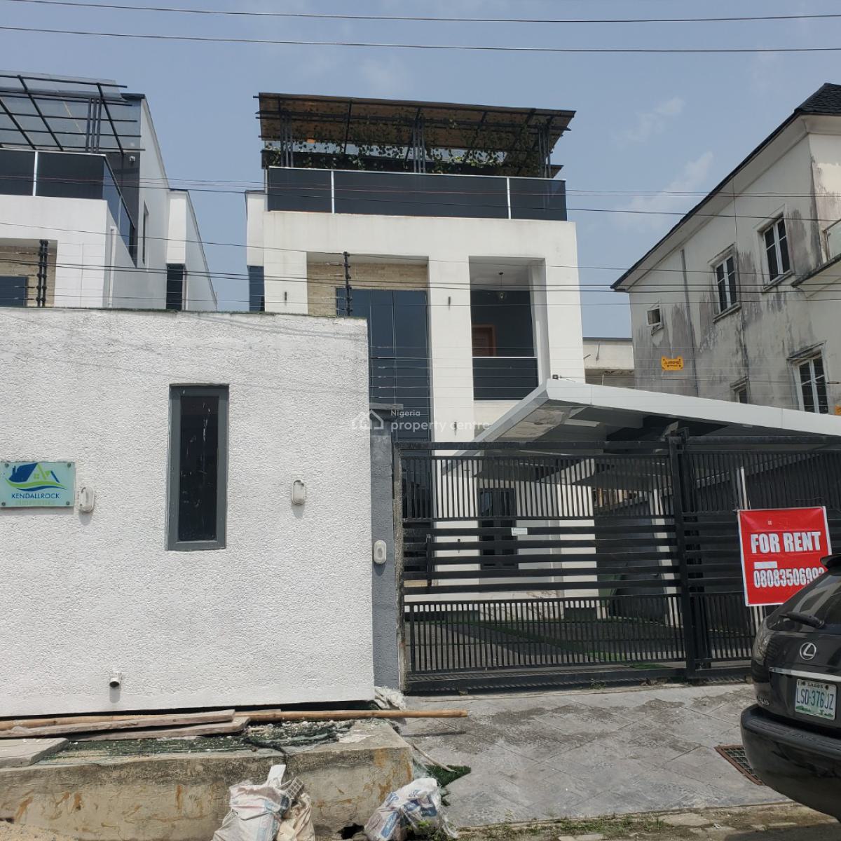 Brand New 5 Bedroom Fully Detcahed Duplex with Bq and Acs, Bera Estate, Lekki, Lagos, Detached Duplex for Rent