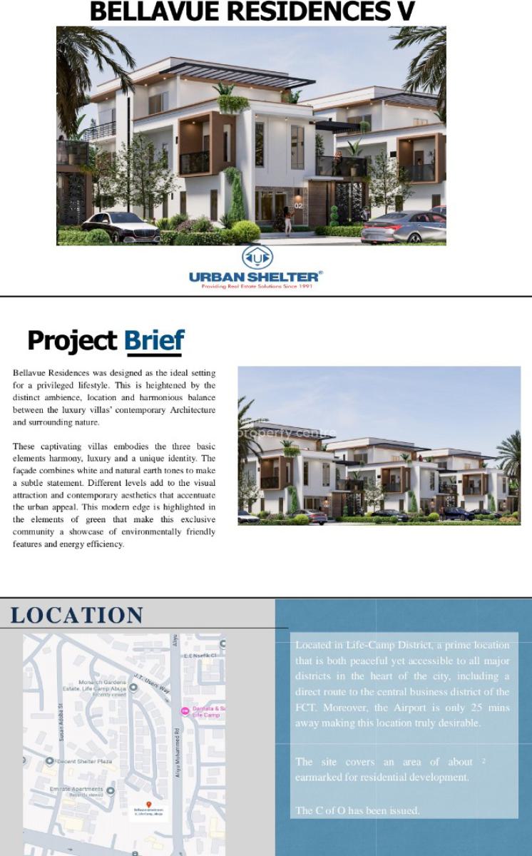 5- Bedroom Duplex, Bellavue, Life Camp, Abuja, Detached Duplex for Sale