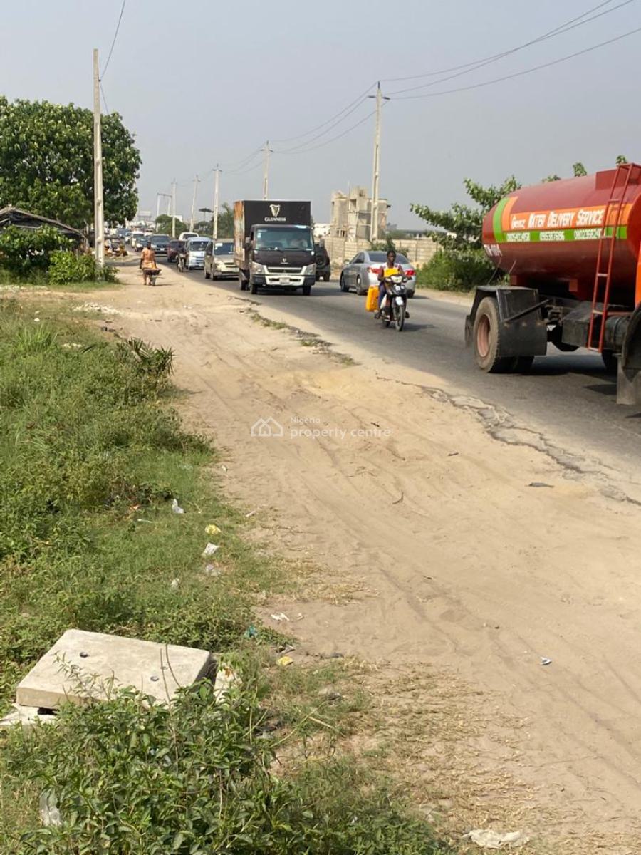 2500sqm Land, Facing Okun Ajah Road Just After The Coastal Road, Ajah, Lagos, Commercial Land for Rent