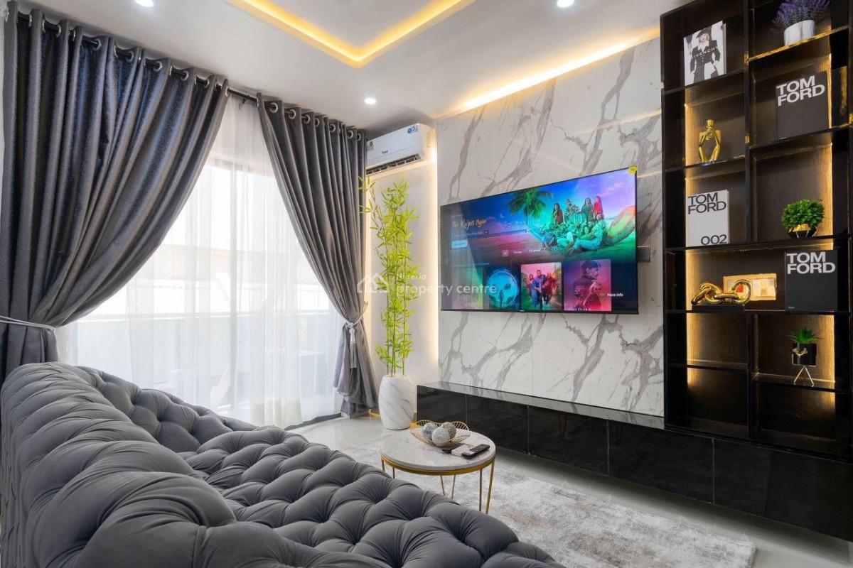 Beautiful 1 Bedroom with Pool, Snooker and Tennis, Mijl, Ikate, Lekki, Lagos, Flat / Apartment Short Let