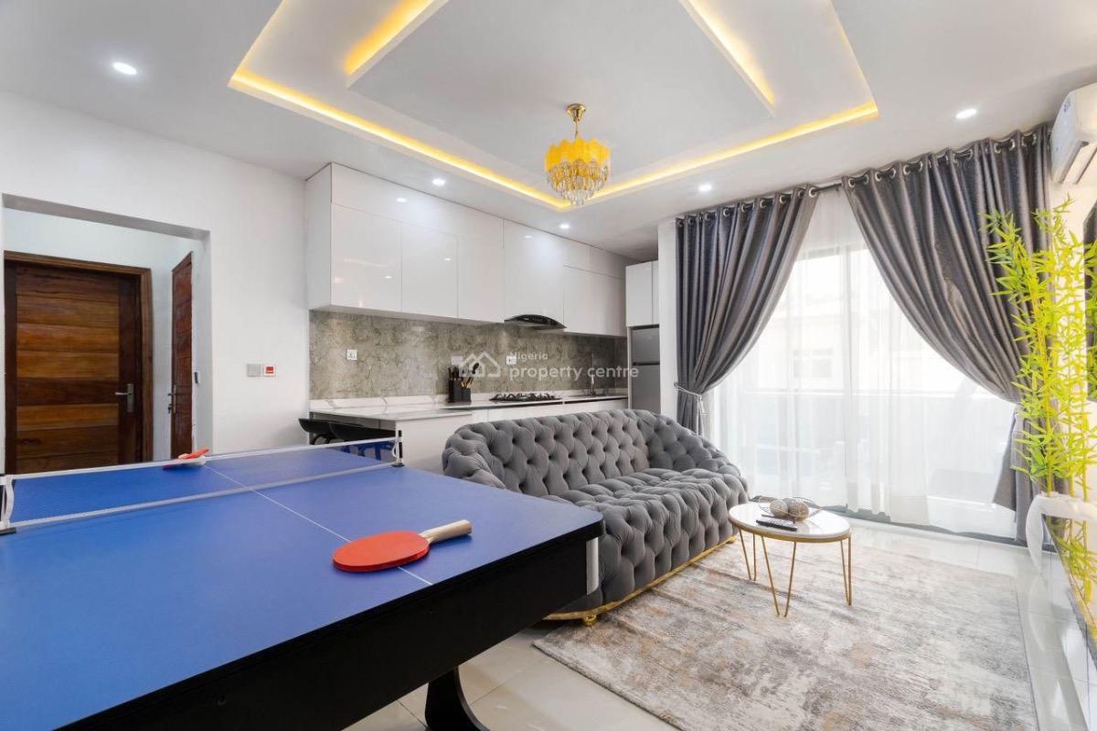 Beautiful 1 Bedroom with Pool, Snooker and Tennis, Mijl, Ikate, Lekki, Lagos, Flat / Apartment Short Let