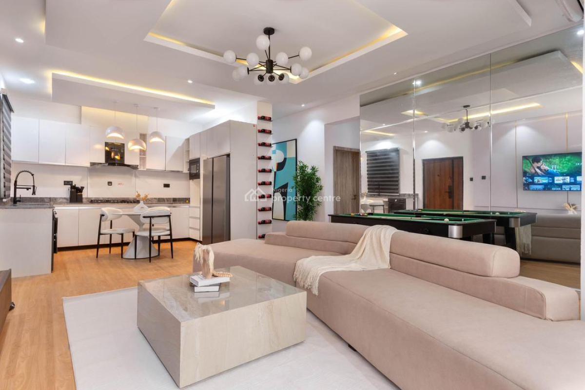Brand New 2 Bedroom Apartment with Snooker,tennis ,ps5,pool, Ikate, Ikate, Lekki, Lagos, Flat / Apartment Short Let
