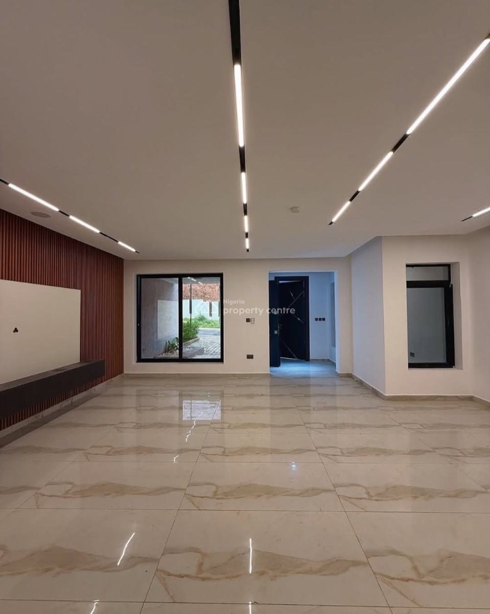 Smart Home 4 Bedroom Terrace Duplex with Bq, Tennis Court, Guzape District, Abuja, Terraced Duplex for Rent