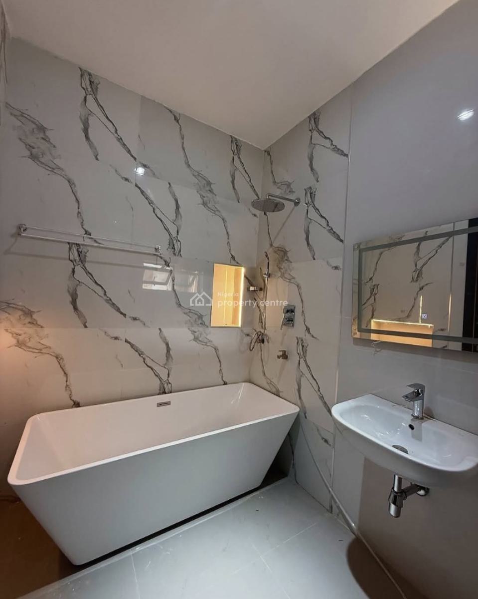 Smart Home 4 Bedroom Terrace Duplex with Bq, Tennis Court, Guzape District, Abuja, Terraced Duplex for Rent